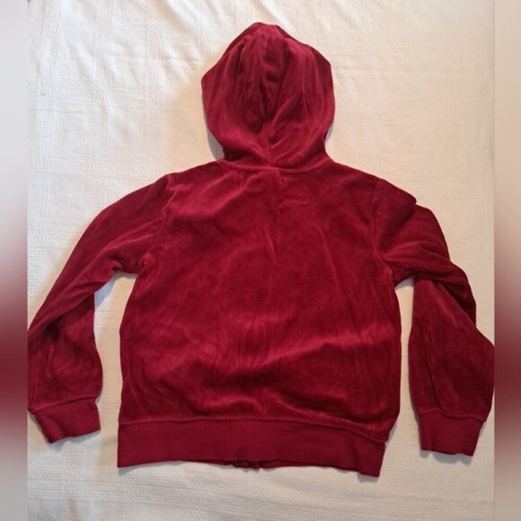Gymboree girls size 7-8 red velour jacket & skirt long sleeve shirt, VGUC - Picture 8 of 12